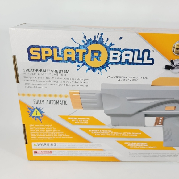 Splat R Ball Auto Water Ball Blaster 2500 Water Balls Rechargeable Battery Pack - Picture 8 of 10